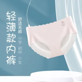 无痕莫代尔少女内裤 Young Girls Puberty Seamless Modal Underwear (3 Pieces)