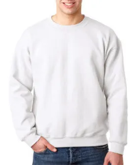12000 Gildan Adult Gildan DryBlendCrew Neck Sweatshirt White