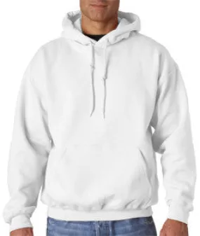12500 Gildan Adult Gildan DryBlendHooded Sweatshirt White