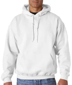 12500 Gildan Adult Gildan DryBlendHooded Sweatshirt White