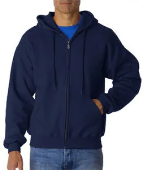 12600 Gildan Adult Gildan DryBlendFull-Zip Hooded Sweatshirt Navy
