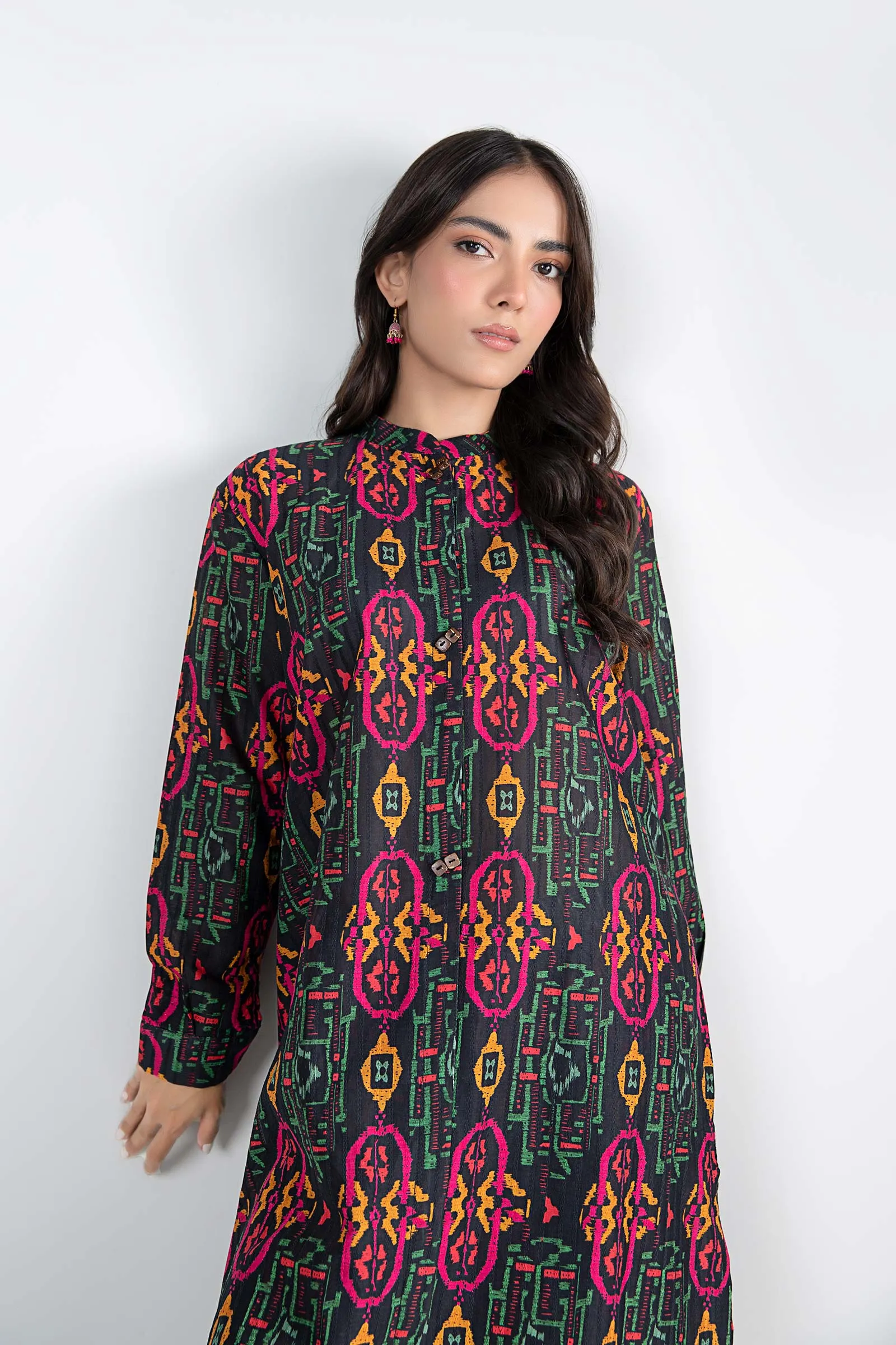2 Pc Printed Textured Suit | MB-WS24-131