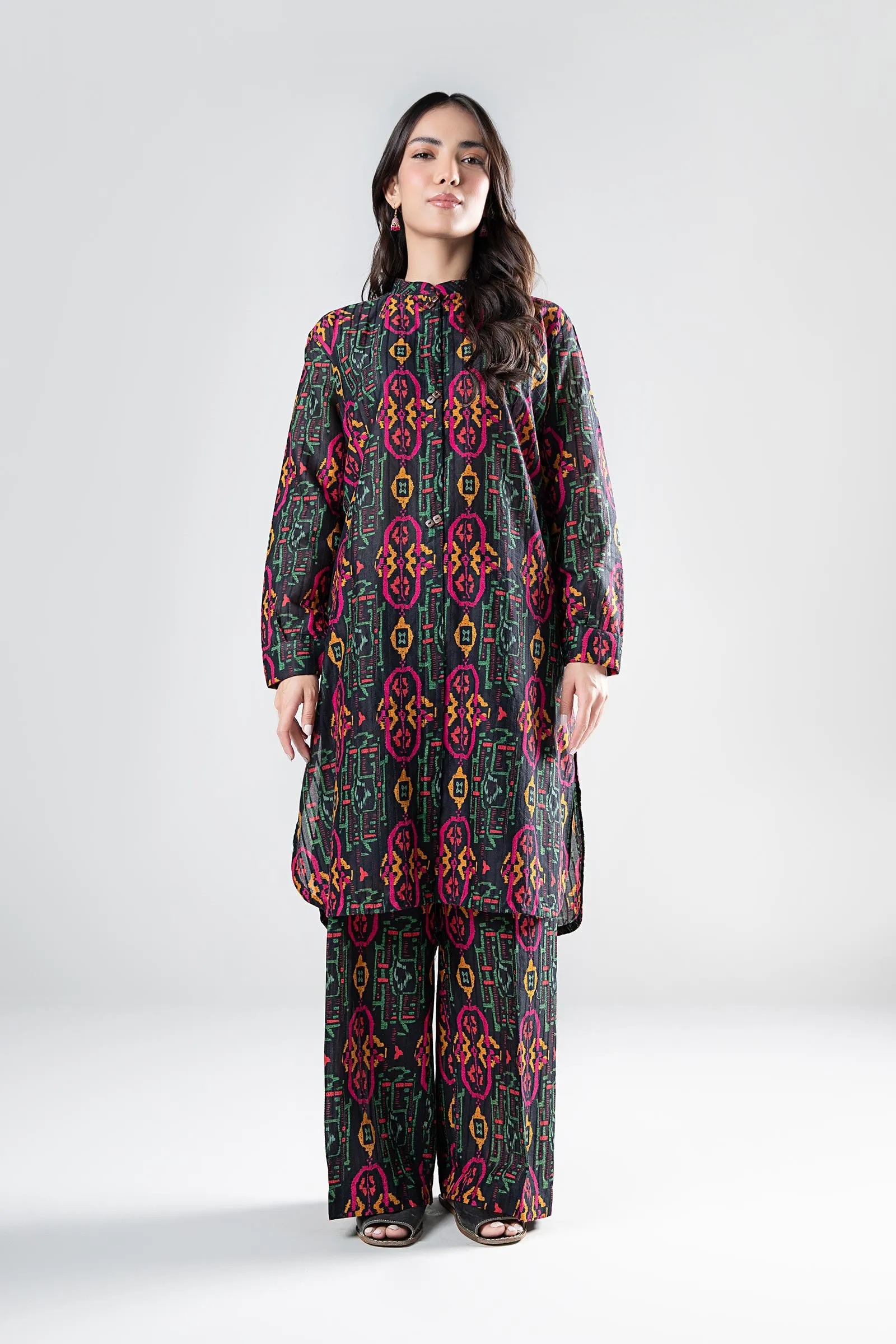 2 Pc Printed Textured Suit | MB-WS24-131
