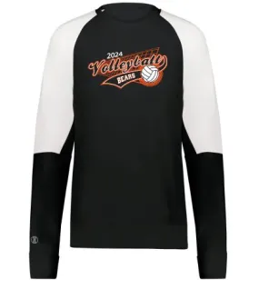 2024 Gibsonburg Volleyball LADIES Momentum Team Fleece Crewneck Sweatshirt (223725) DESIGN 2 ucm