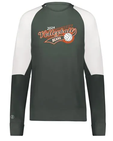 2024 Gibsonburg Volleyball LADIES Momentum Team Fleece Crewneck Sweatshirt (223725) DESIGN 2 ucm