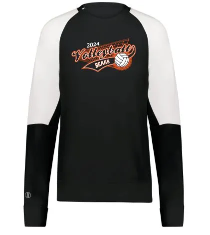 2024 Gibsonburg Volleyball LADIES Momentum Team Fleece Crewneck Sweatshirt (223725) DESIGN 2 ucm