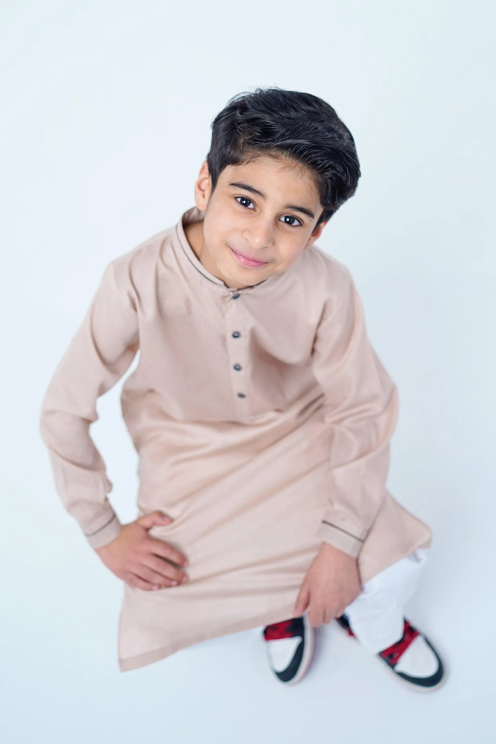 2PC Boy - Solid Textured Cambric Suit
