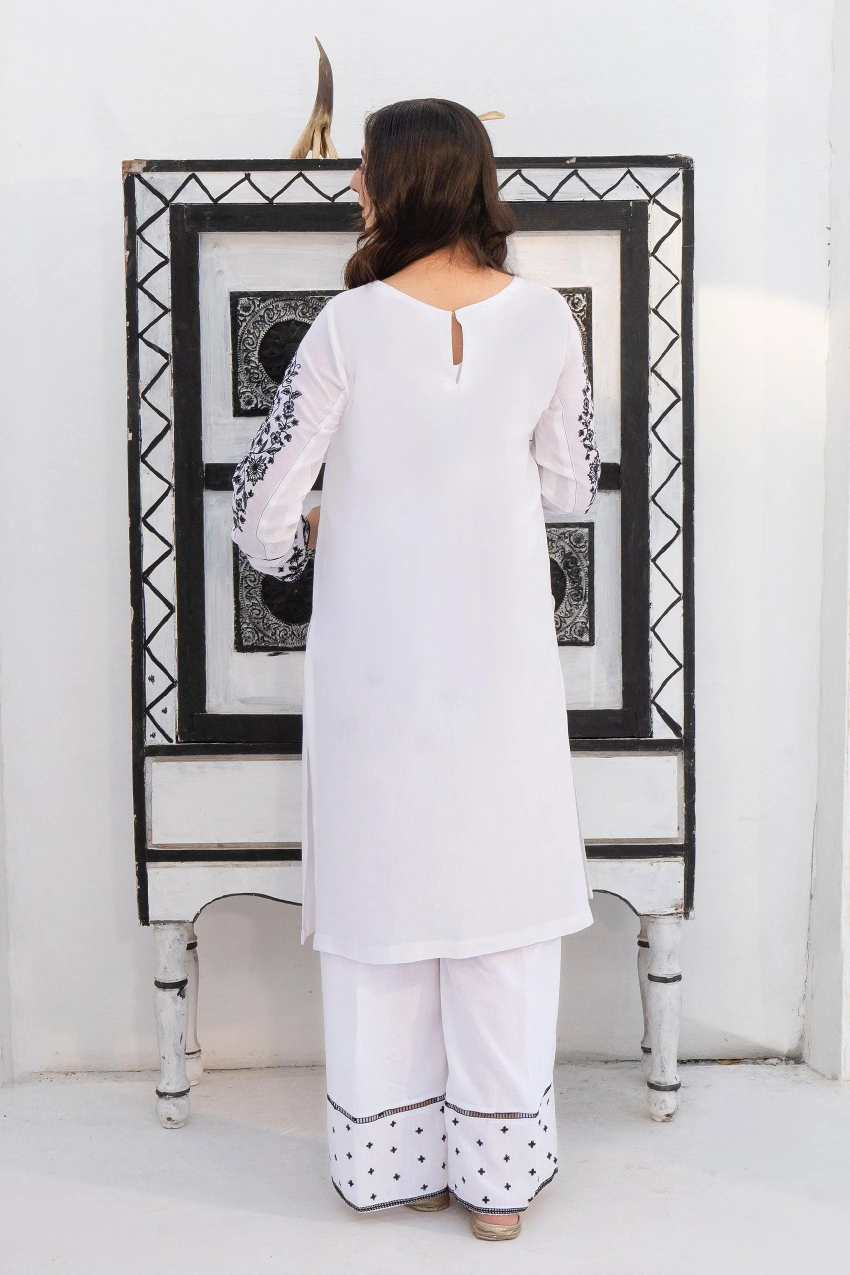 2PC - Embroidered Textured Lawn Suit