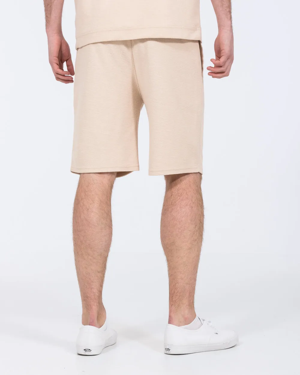2t Kai Tall Textured Shorts (cement)