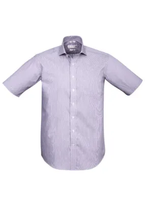 41712 Calais Mens Short Sleeve Shirt - Purple Reign
