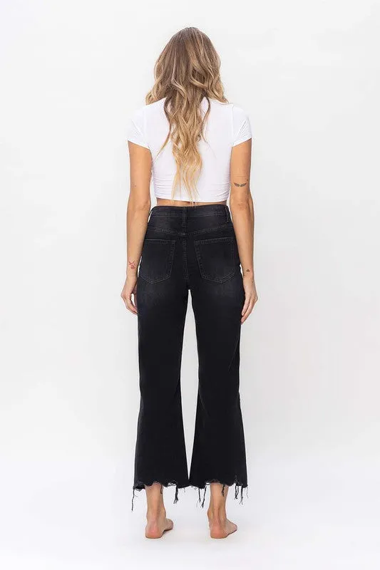 90's Vintage Crop Flare Jean
