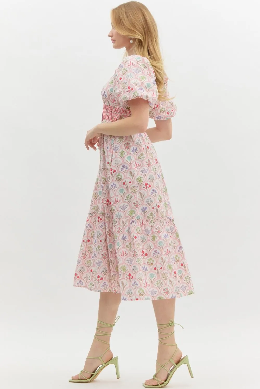 ANASTASIA MIDI DRESS IN MULTI