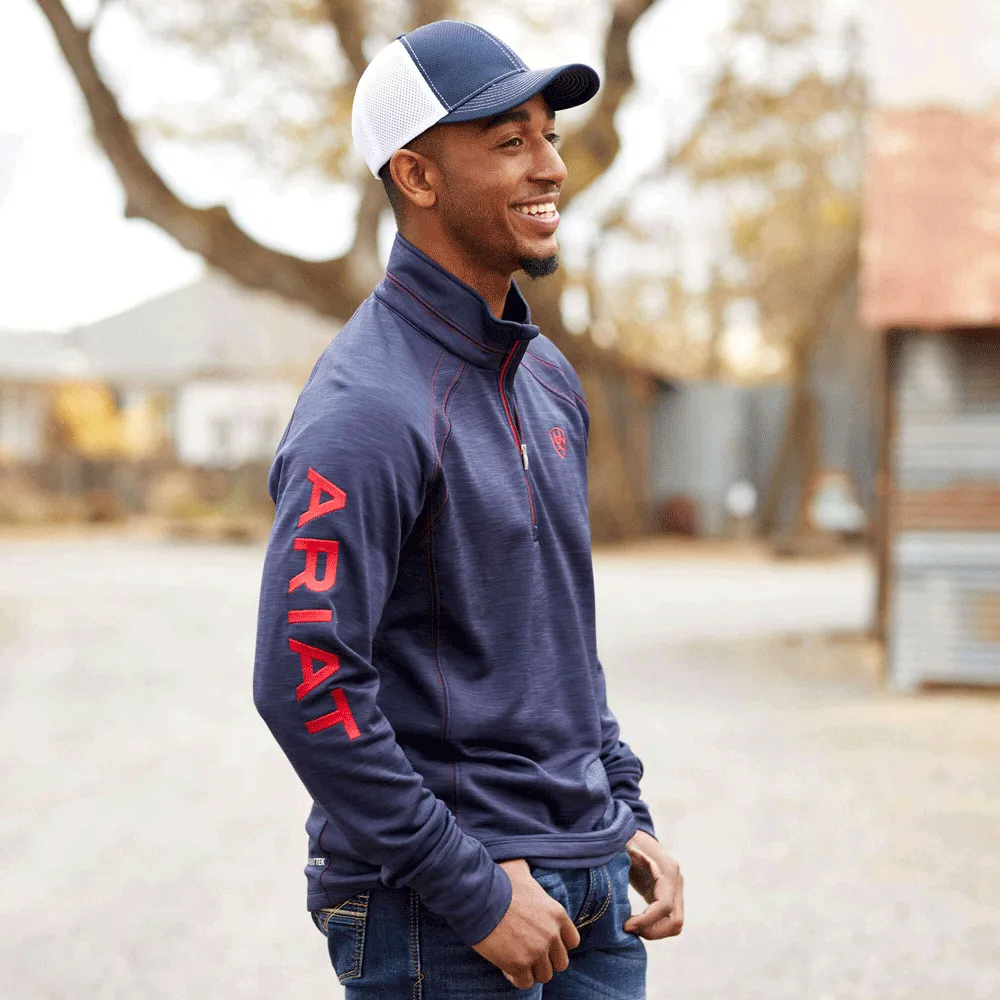 Ariat Mens Team Tek 1/2 Zip Sweatshirt