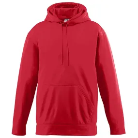 Augusta Sportswear Men's Red Wicking Fleece Hood