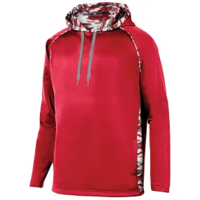 Augusta Sportswear Men's Red/Red Mod Camo Hooded Pullover Sweatshirt