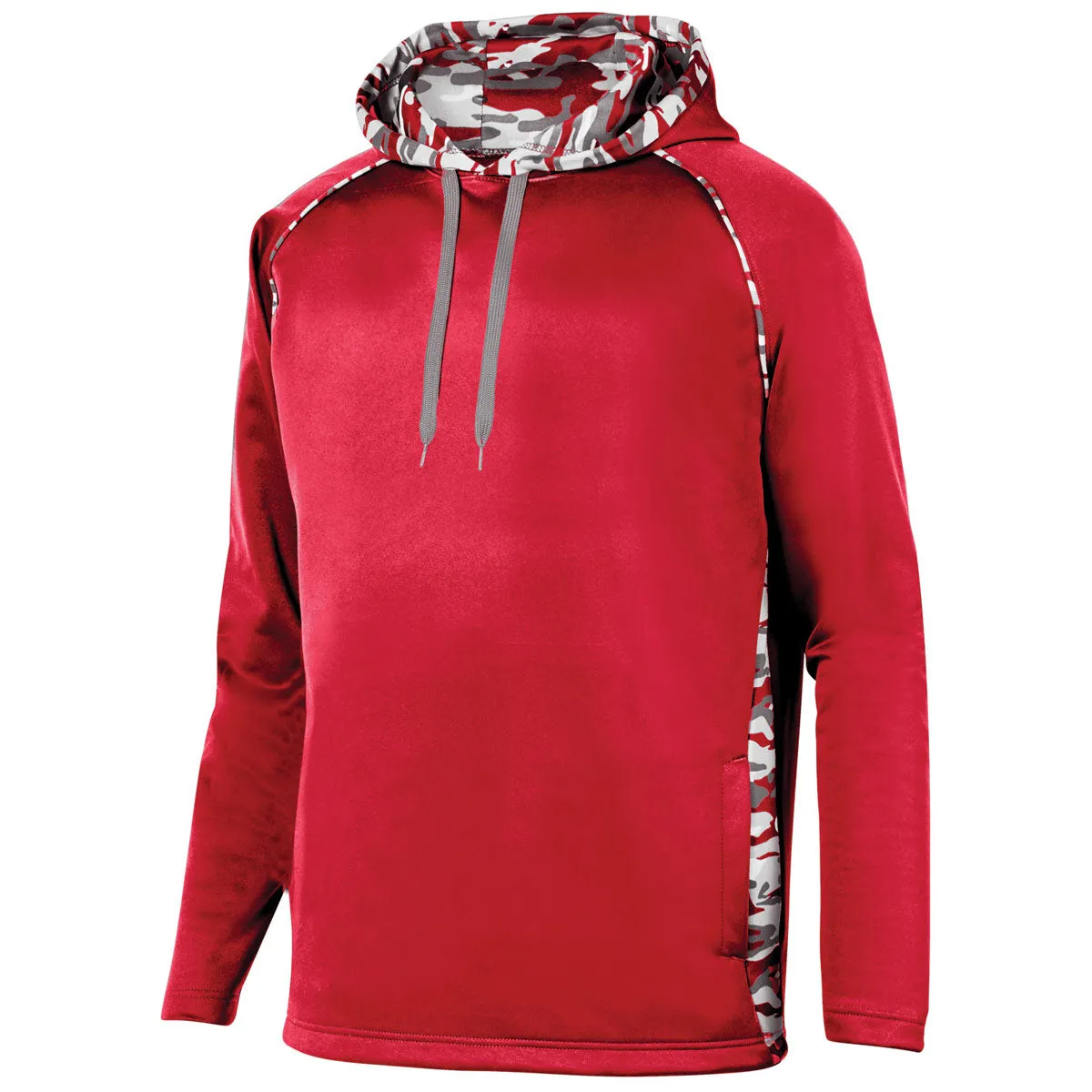 Augusta Sportswear Men's Red/Red Mod Camo Hooded Pullover Sweatshirt