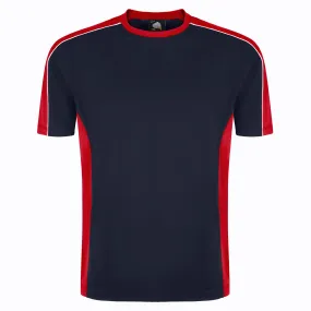 Avocet Wicking T-Shirt | Navy - Red