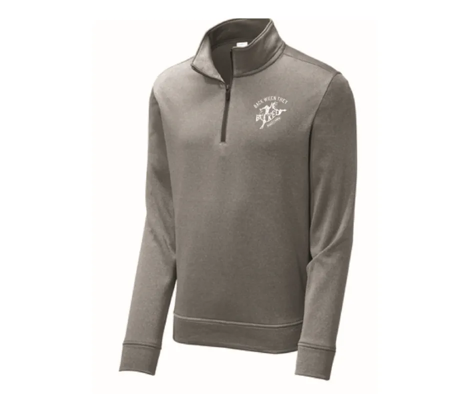Back When They Bucked 1/4 Zip Pullover