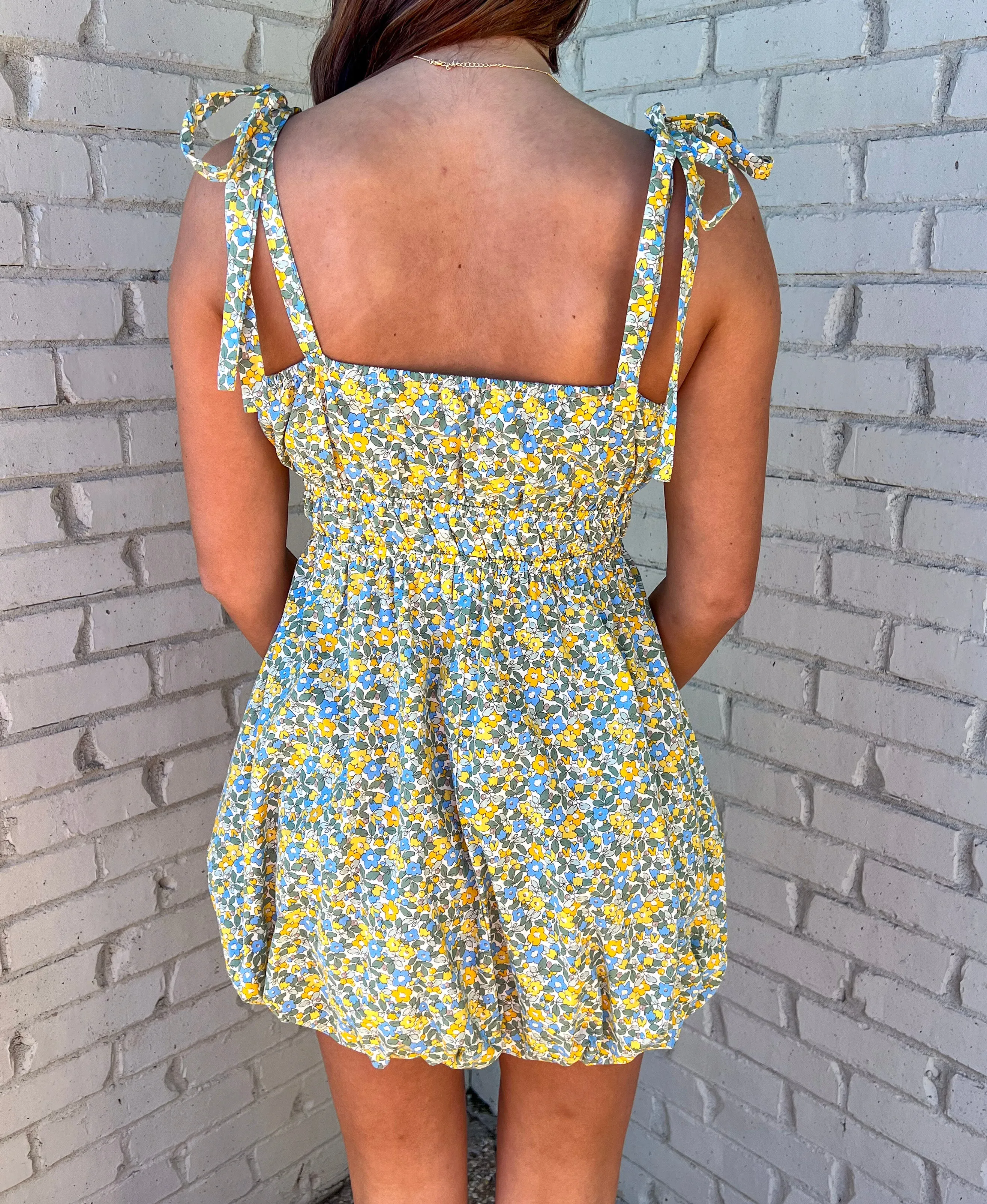 BEEN LOOKING FOR YOU FLORAL BUBBLE DRESS