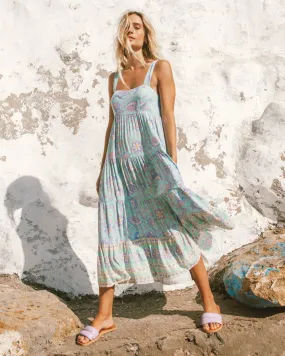Billabong Hideaway Shine On Midi Dress -Mint