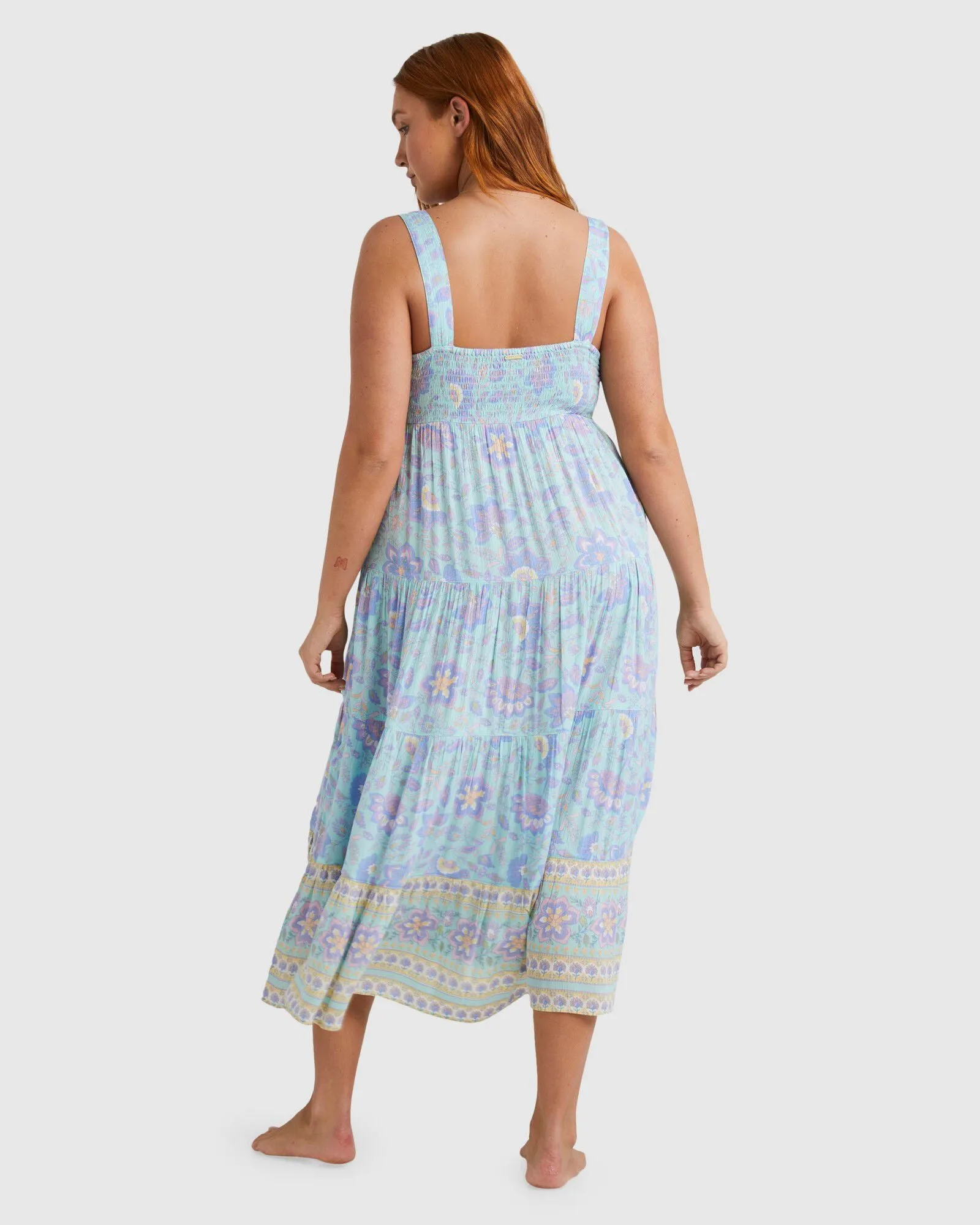 Billabong Hideaway Shine On Midi Dress -Mint