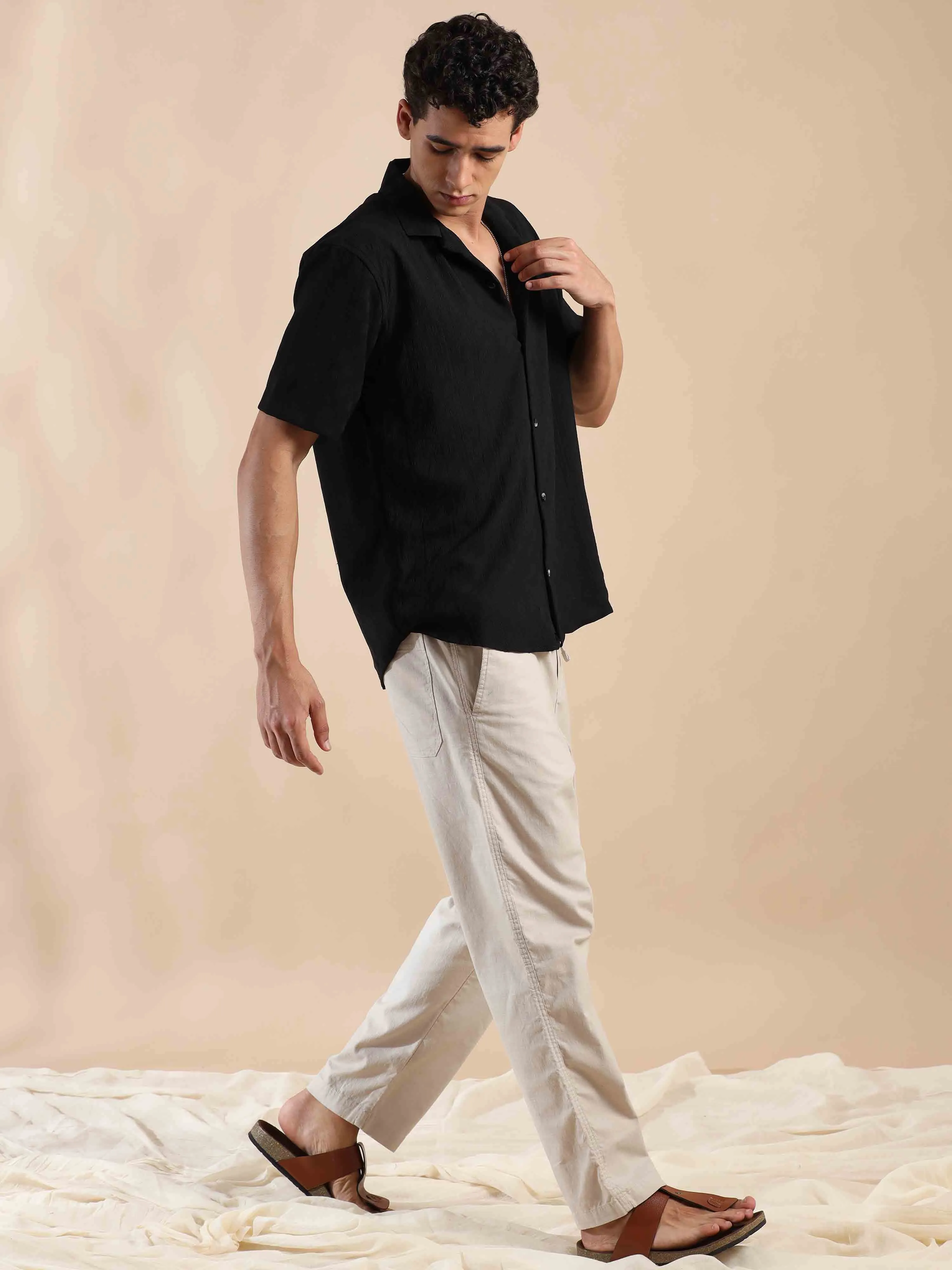 Black Sands Sunset Popcorn Shirt