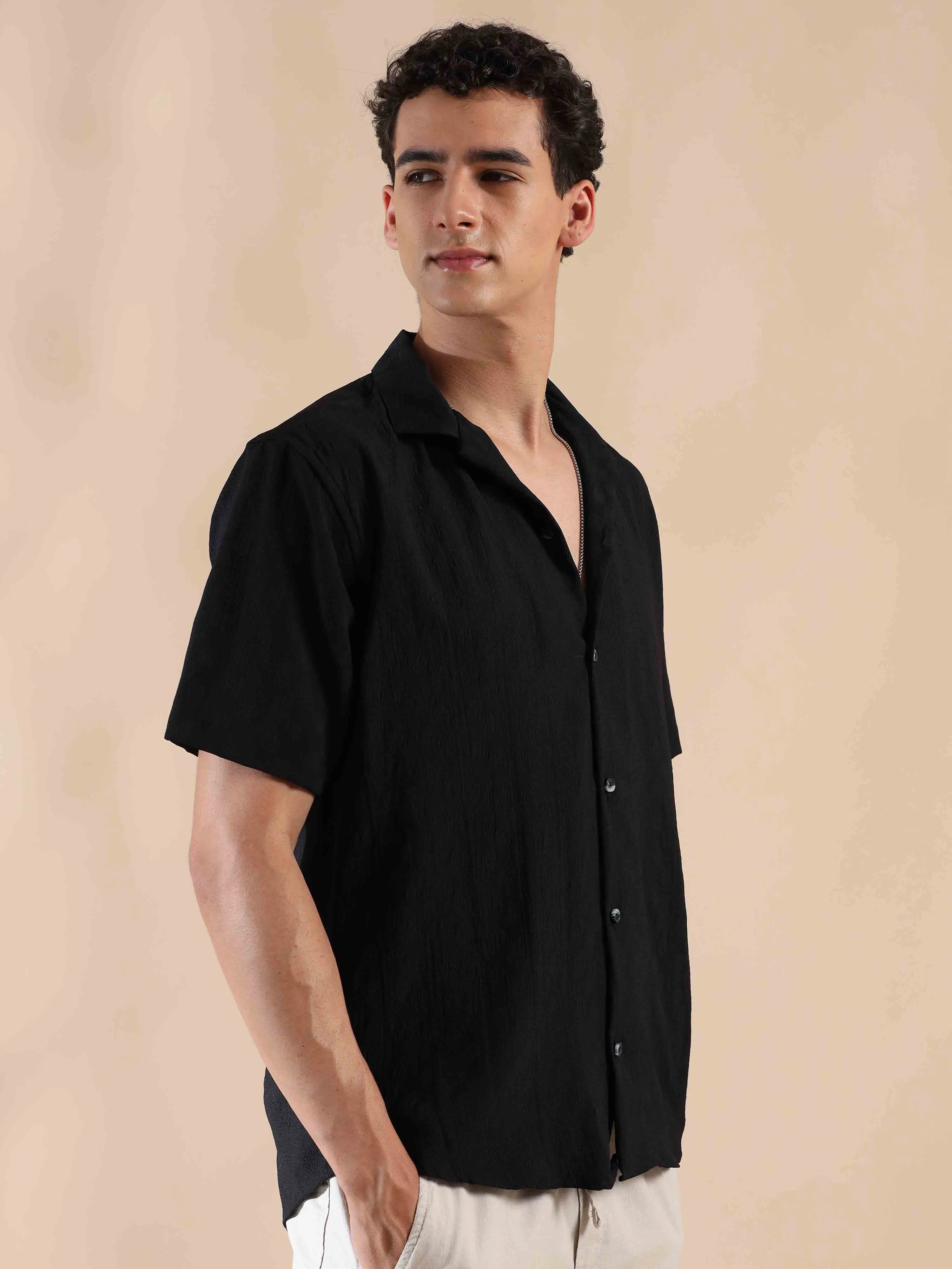 Black Sands Sunset Popcorn Shirt