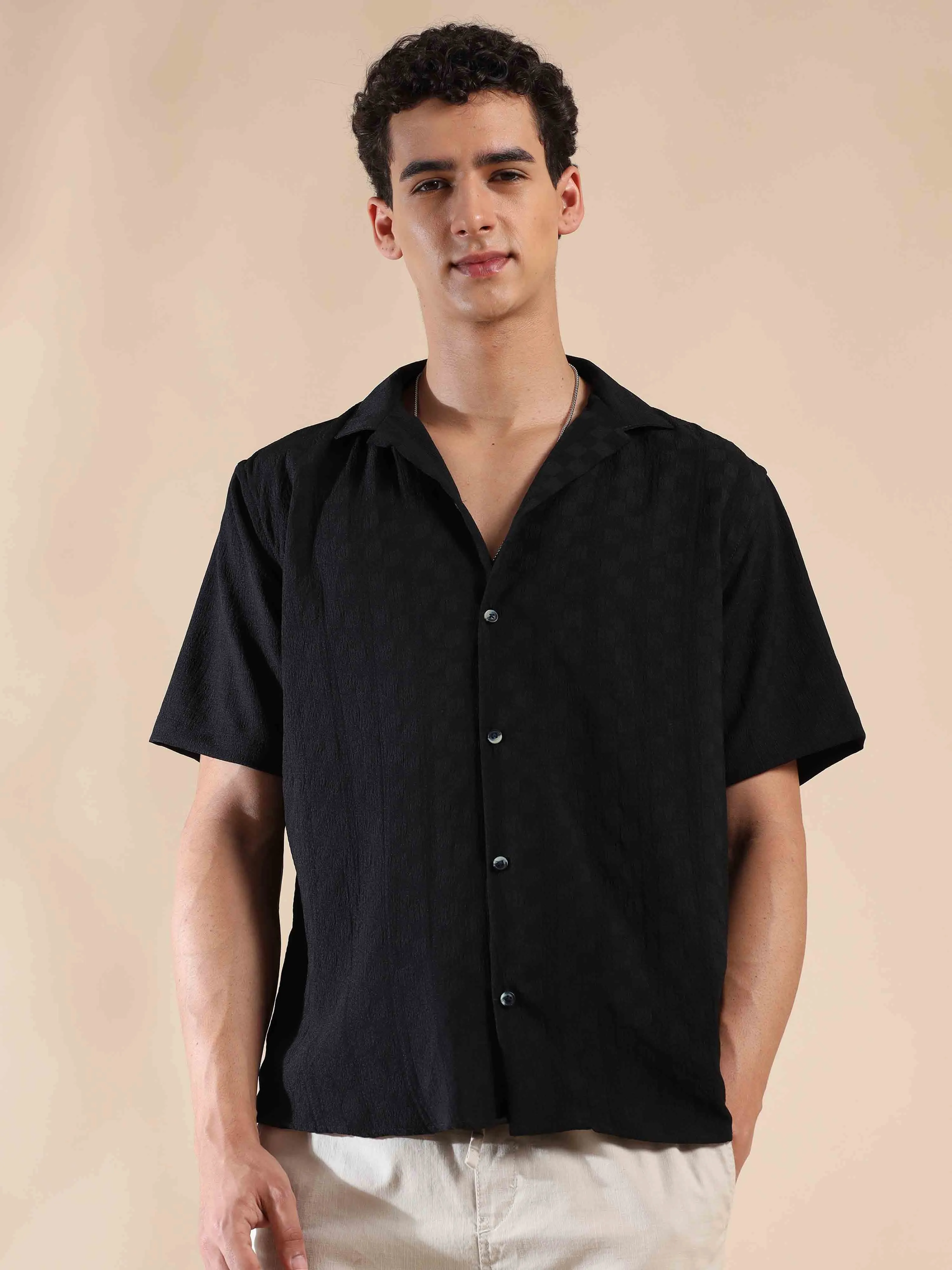 Black Sands Sunset Popcorn Shirt