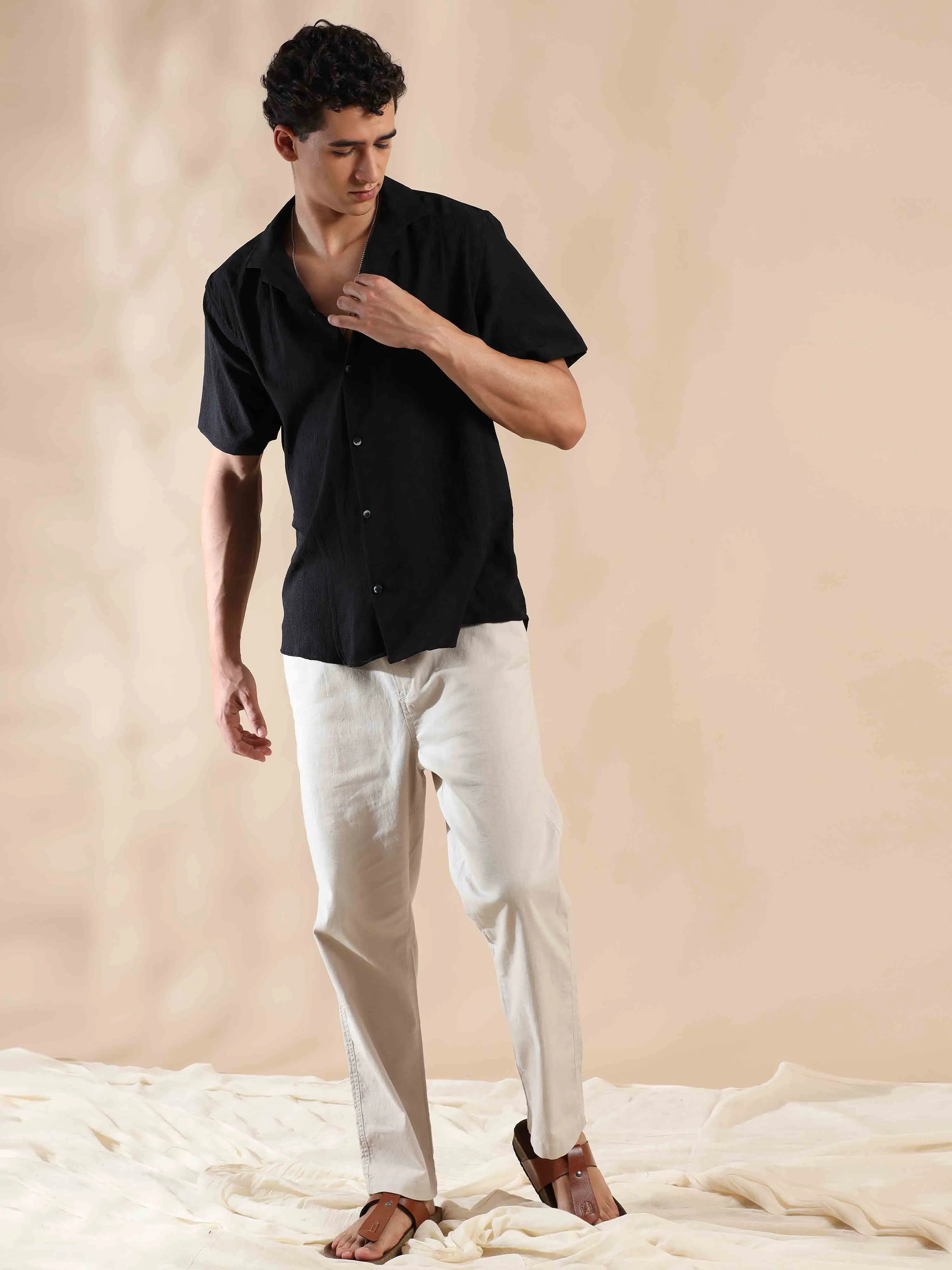 Black Sands Sunset Popcorn Shirt