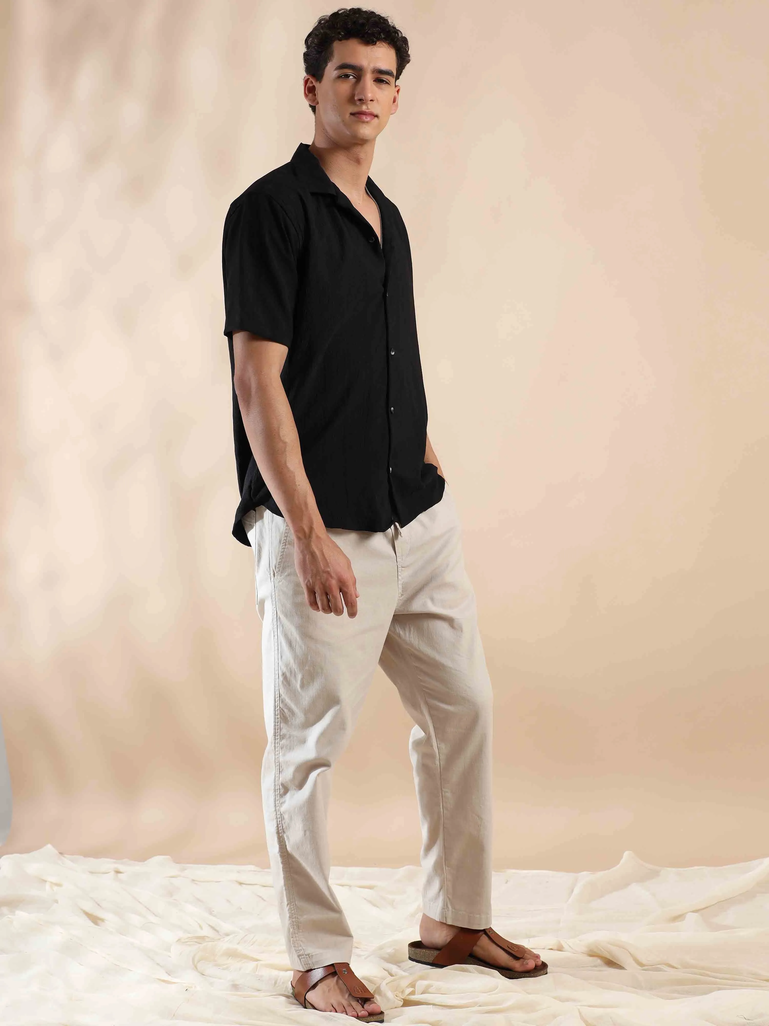 Black Sands Sunset Popcorn Shirt