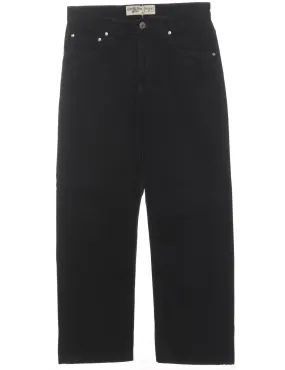 Black Straight Fit Jeans - W31 L30