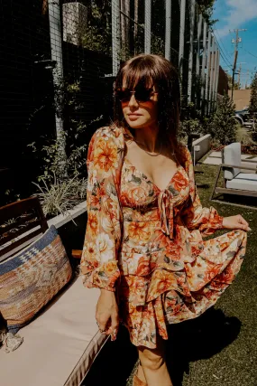 Buddylove Jodi Ruffle Mini Dress - Harvest