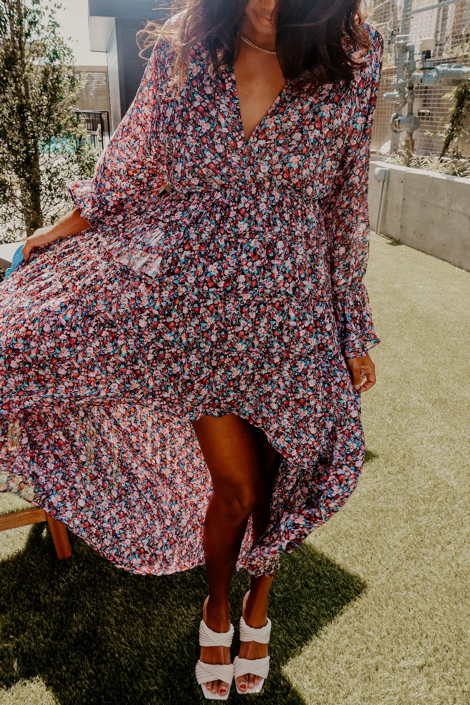 Buddylove Lennon High-Low Dress - Passion Punch