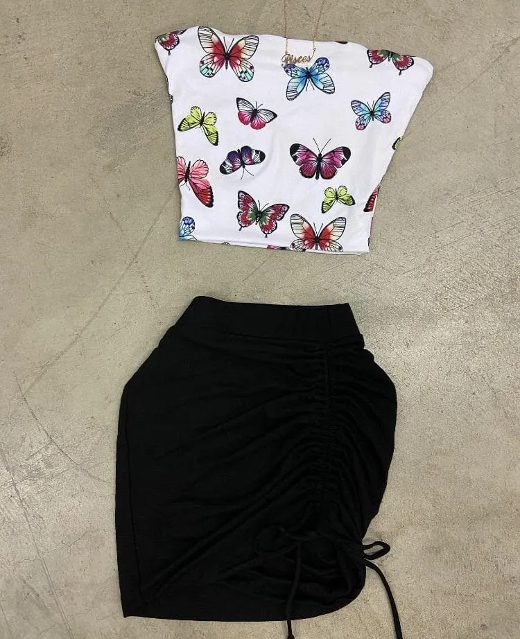Butterfly Tube Top