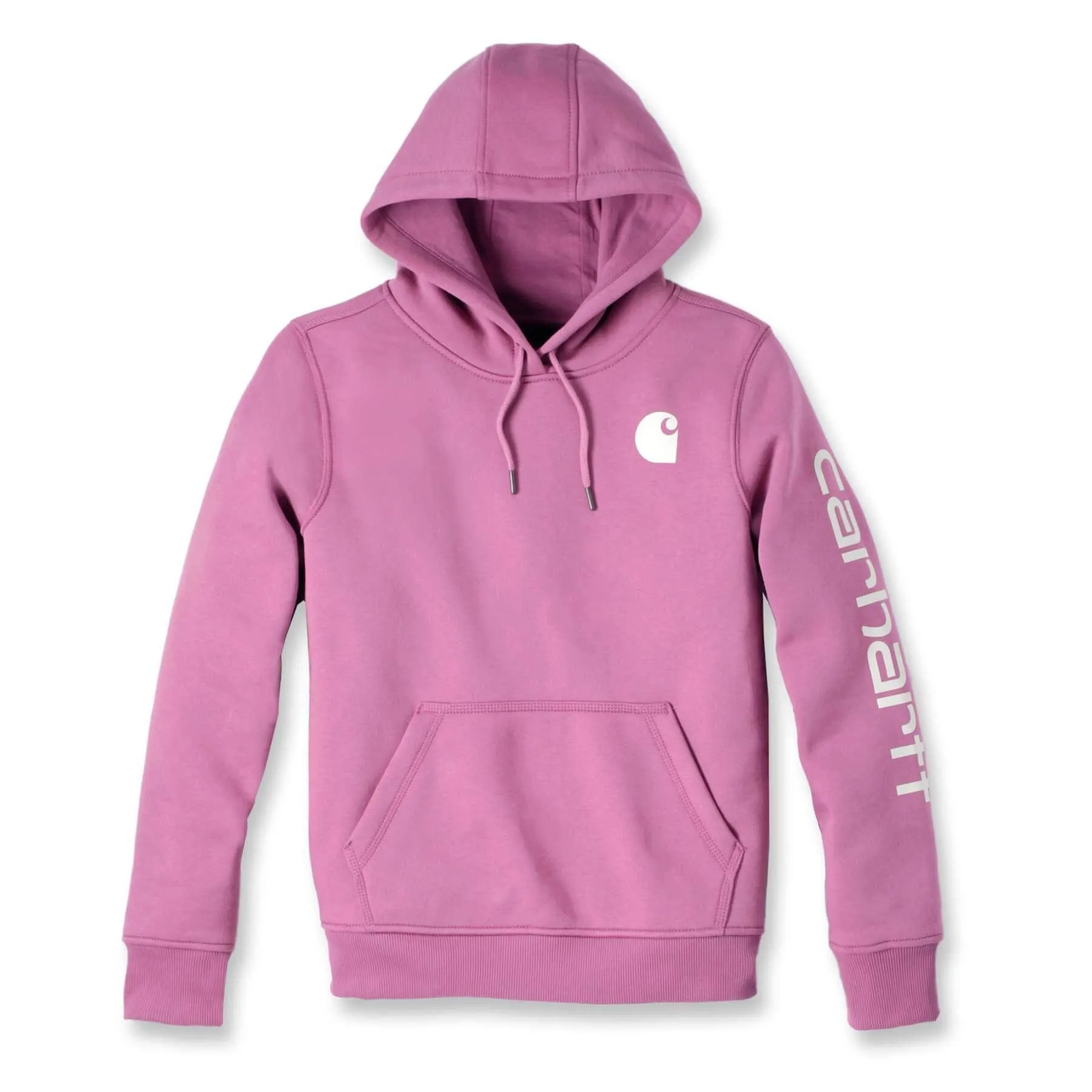 Carhartt Womens Sleeve Graphic Logo Hooded Sweatshirt 102791