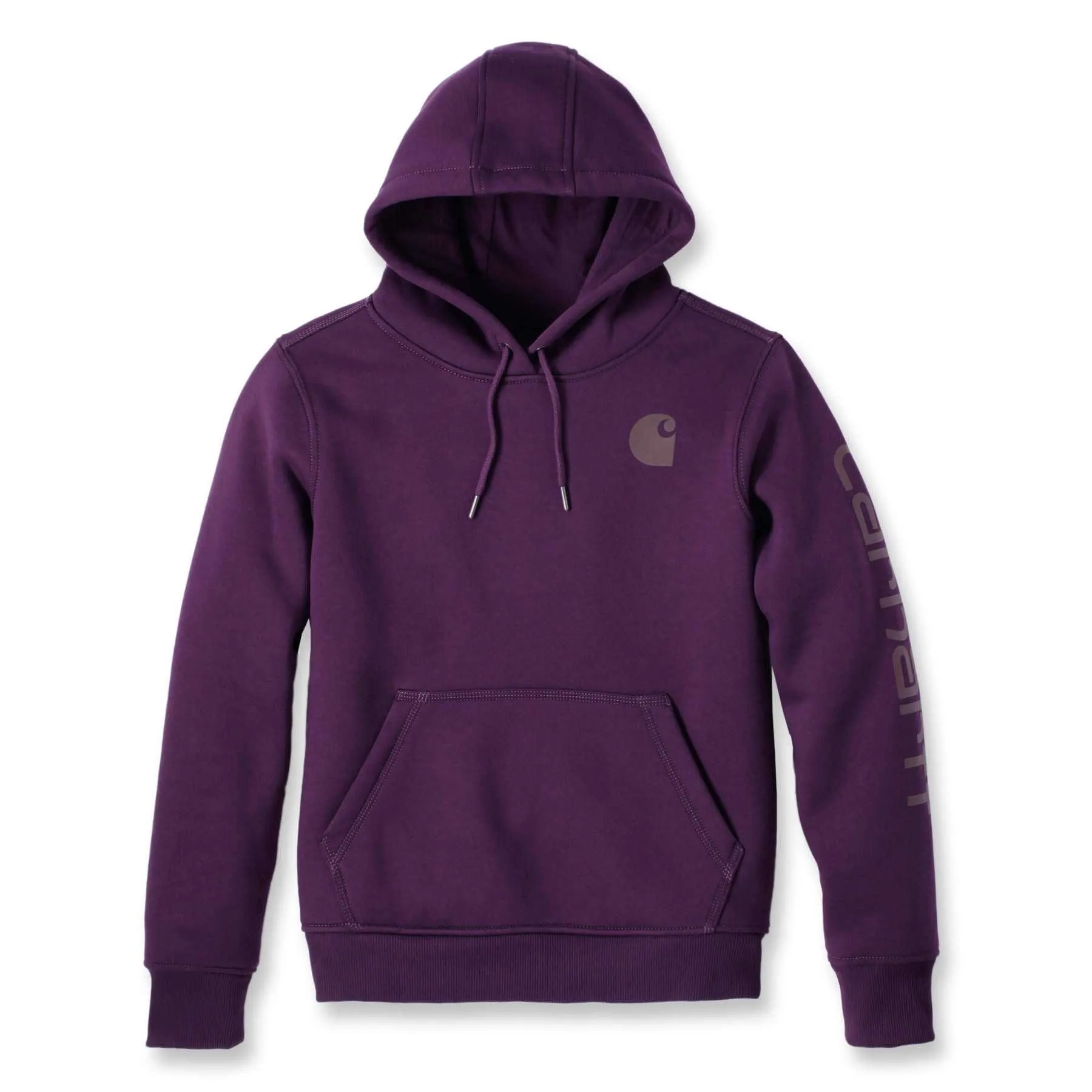 Carhartt Womens Sleeve Graphic Logo Hooded Sweatshirt 102791