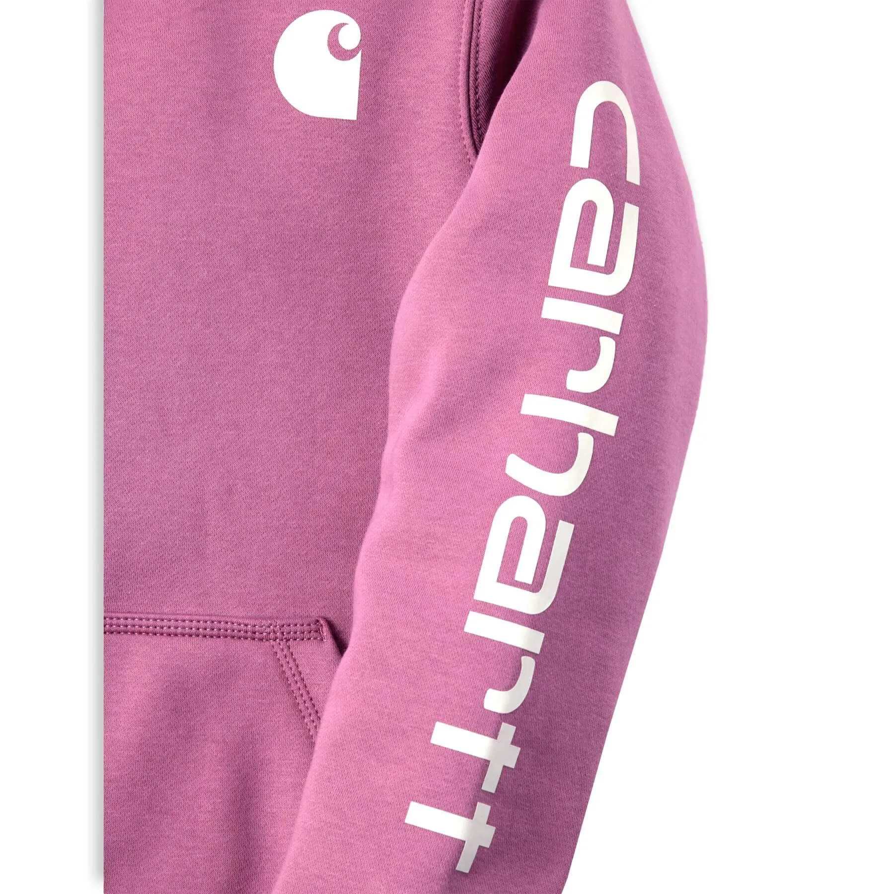 Carhartt Womens Sleeve Graphic Logo Hooded Sweatshirt 102791