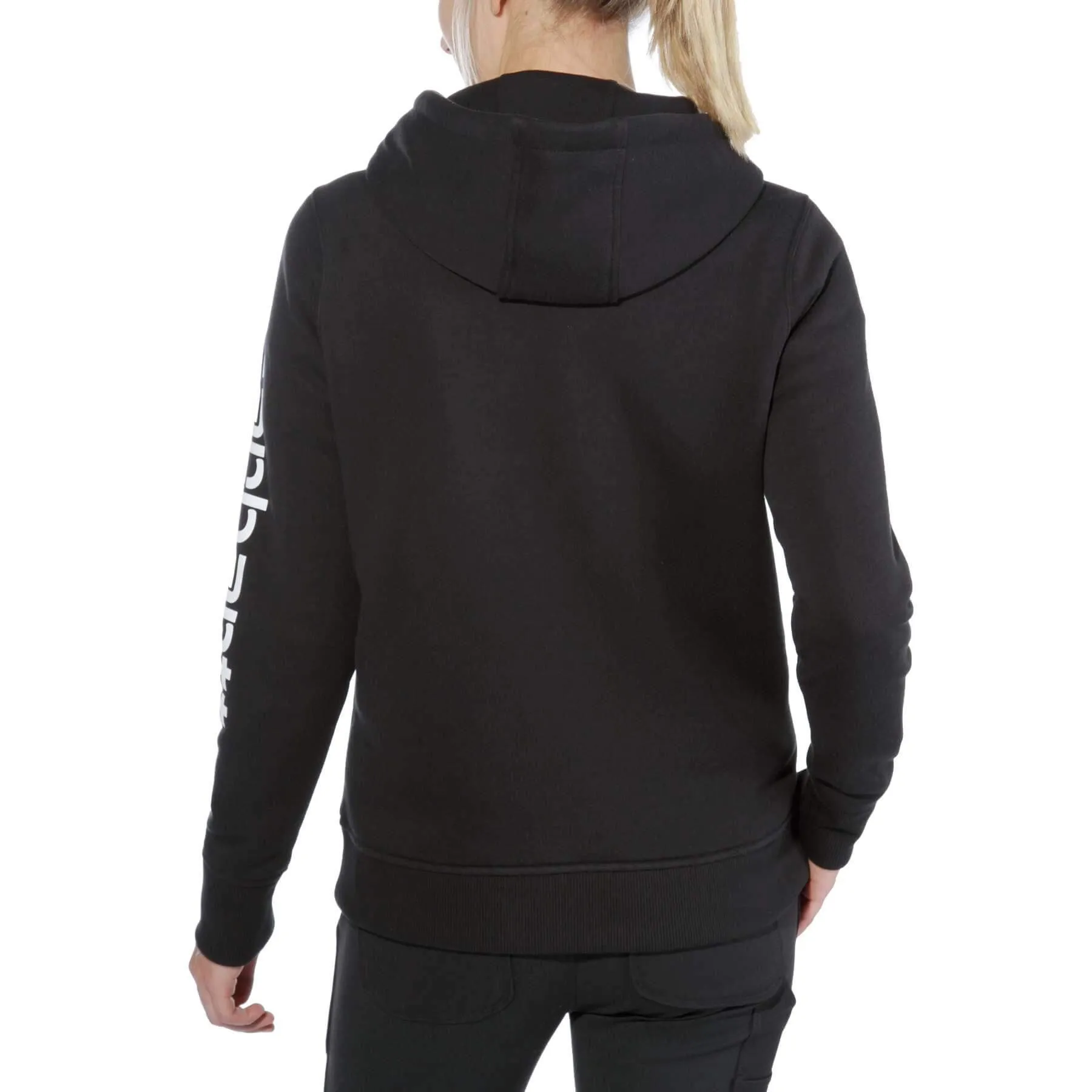 Carhartt Womens Sleeve Graphic Logo Hooded Sweatshirt 102791