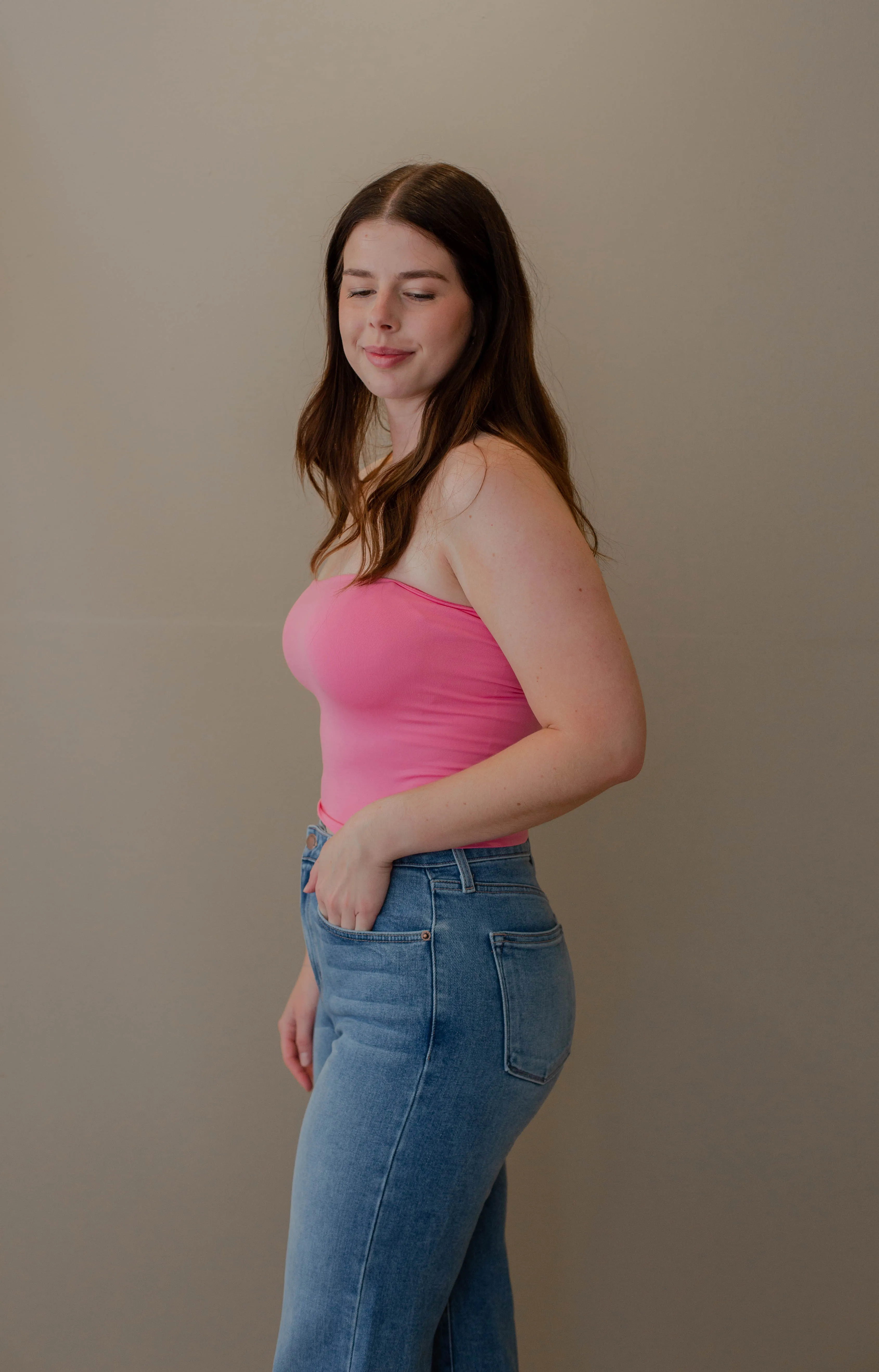 Chance Of A Lifetime Pink Tube Top