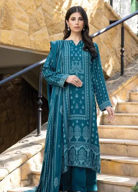 D#1009C LSM Lakhany Cashmi Vool Printed Collection 1122 V-2