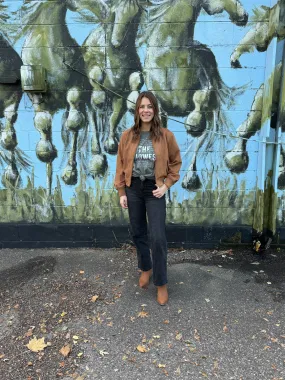 Dori's Vintage Straight Jeans - Black