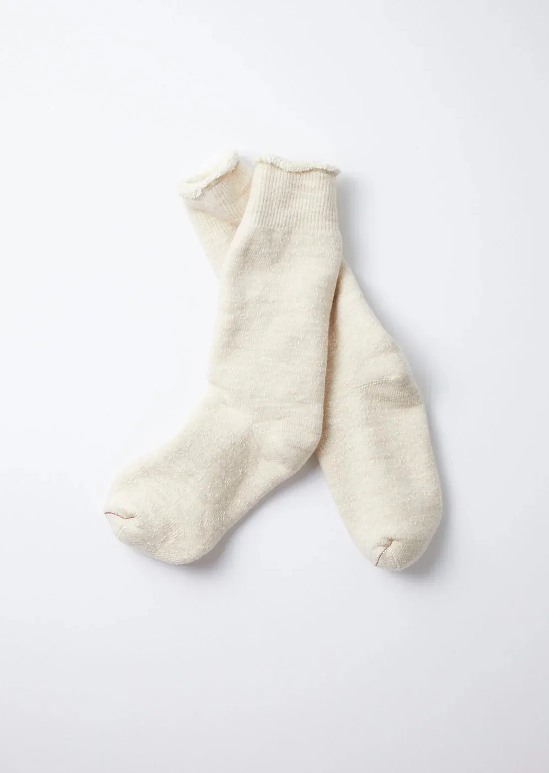 Double Face Crew Sock in Oatmeal