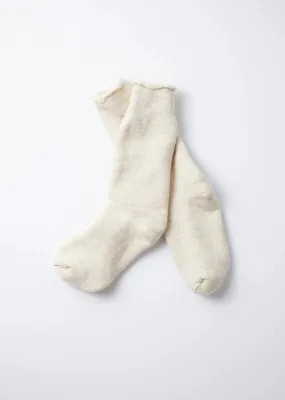 Double Face Crew Sock in Oatmeal