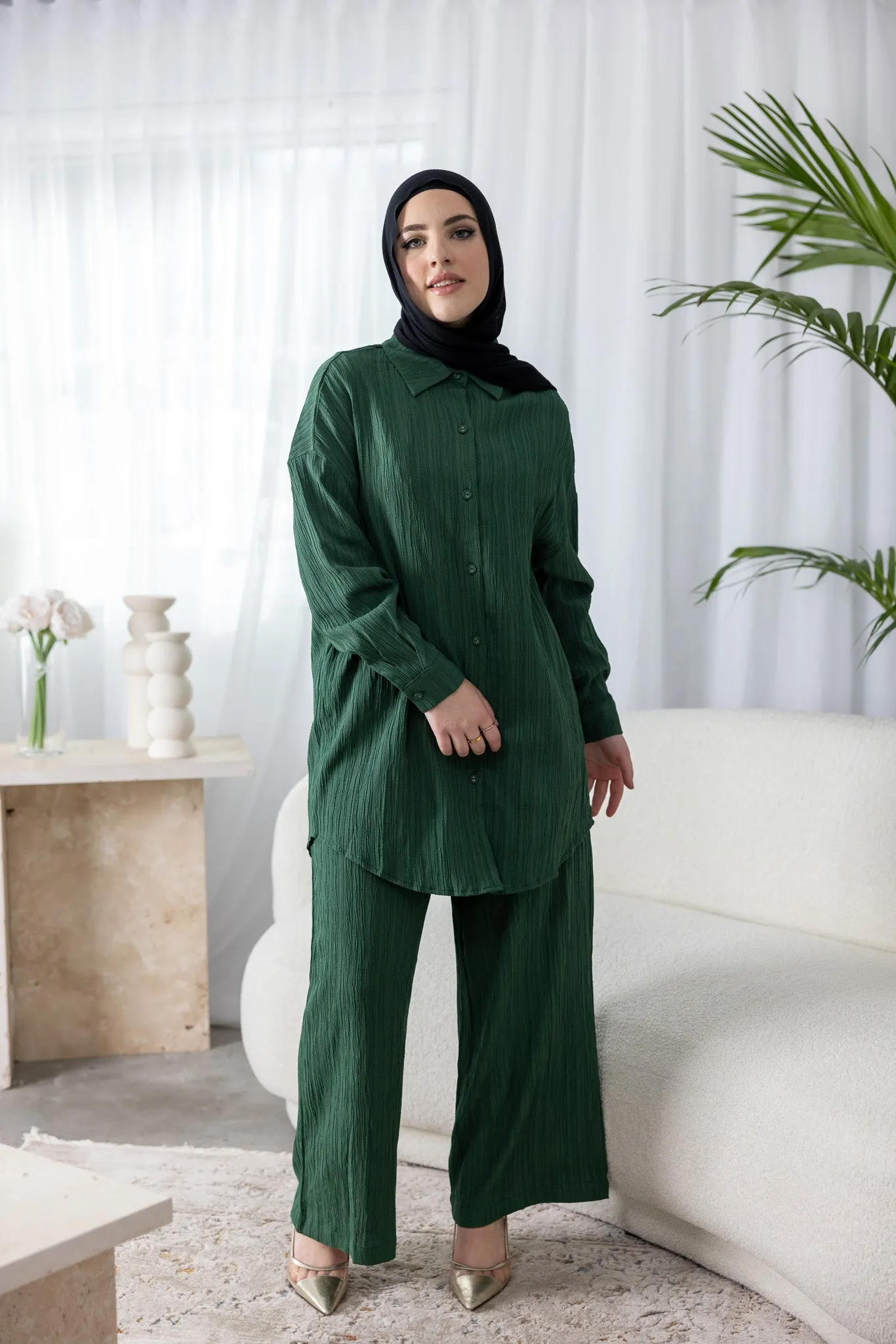 Dream Longline Textured Shirt