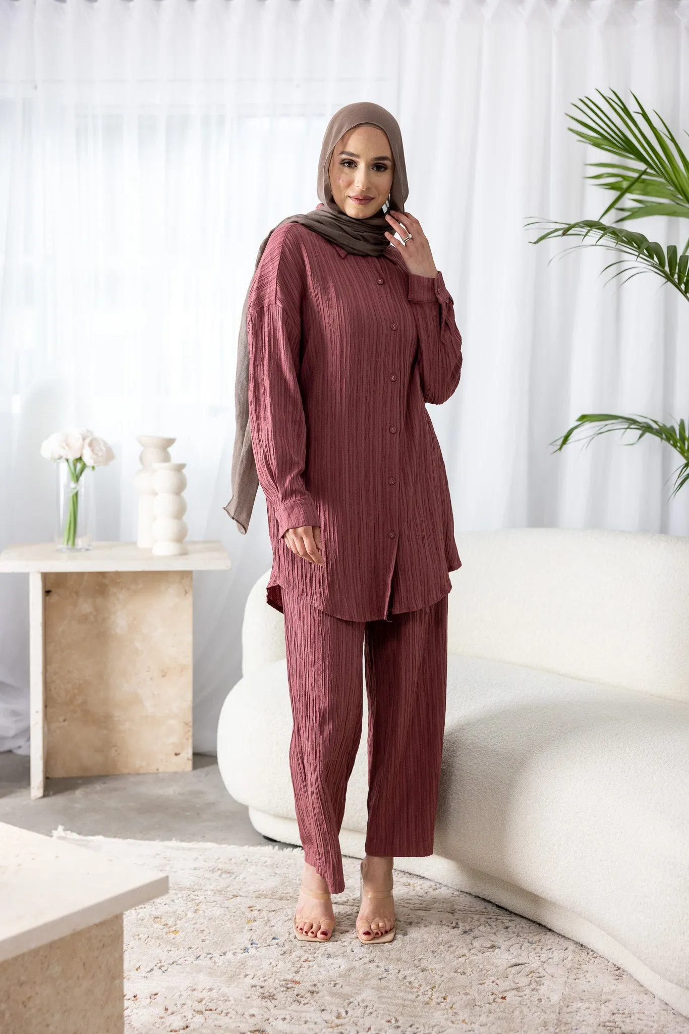 Dream Longline Textured Shirt