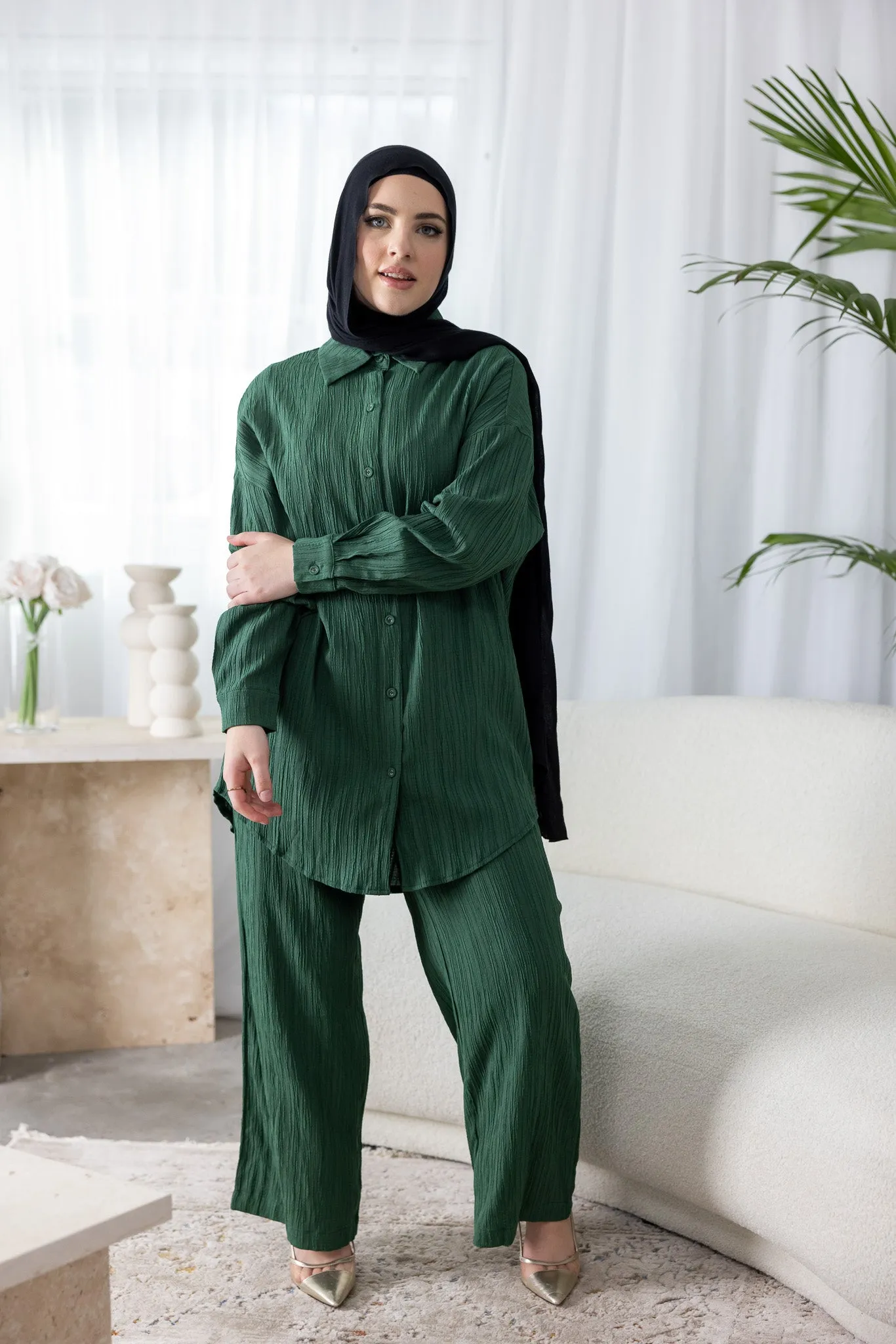 Dream Longline Textured Shirt
