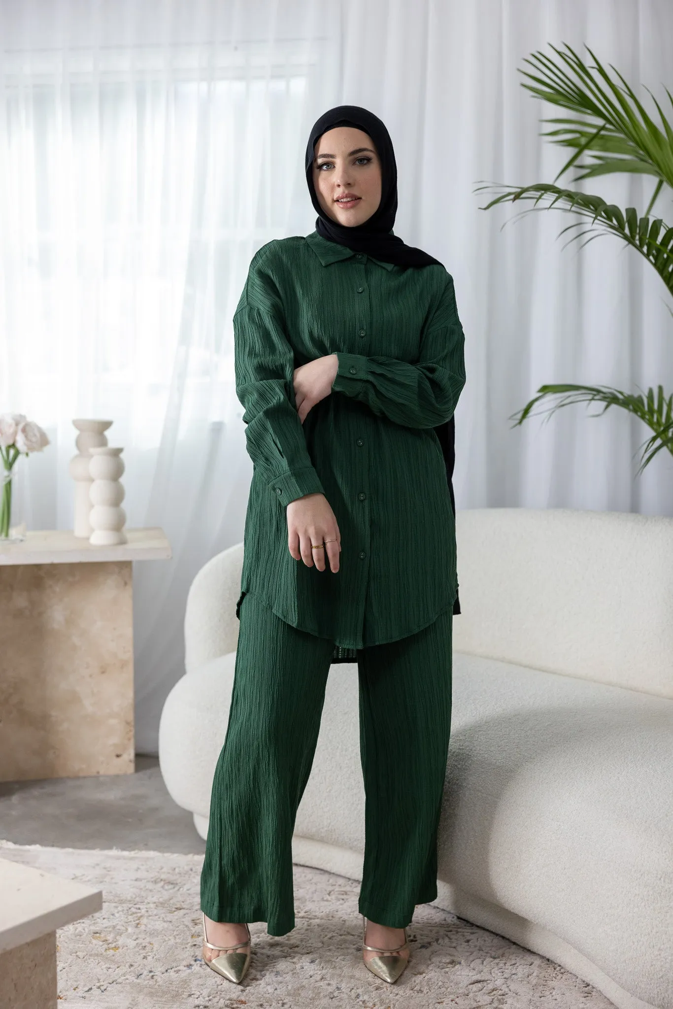 Dream Longline Textured Shirt
