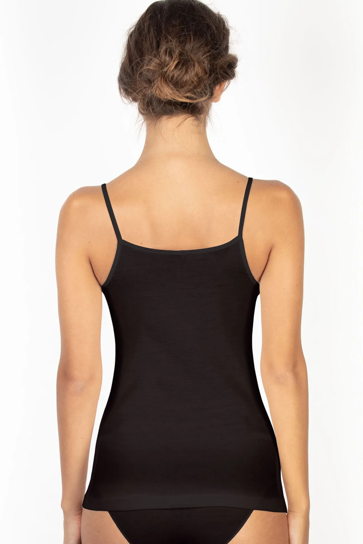 EGI COLLECTIONS merino silk camisole | black