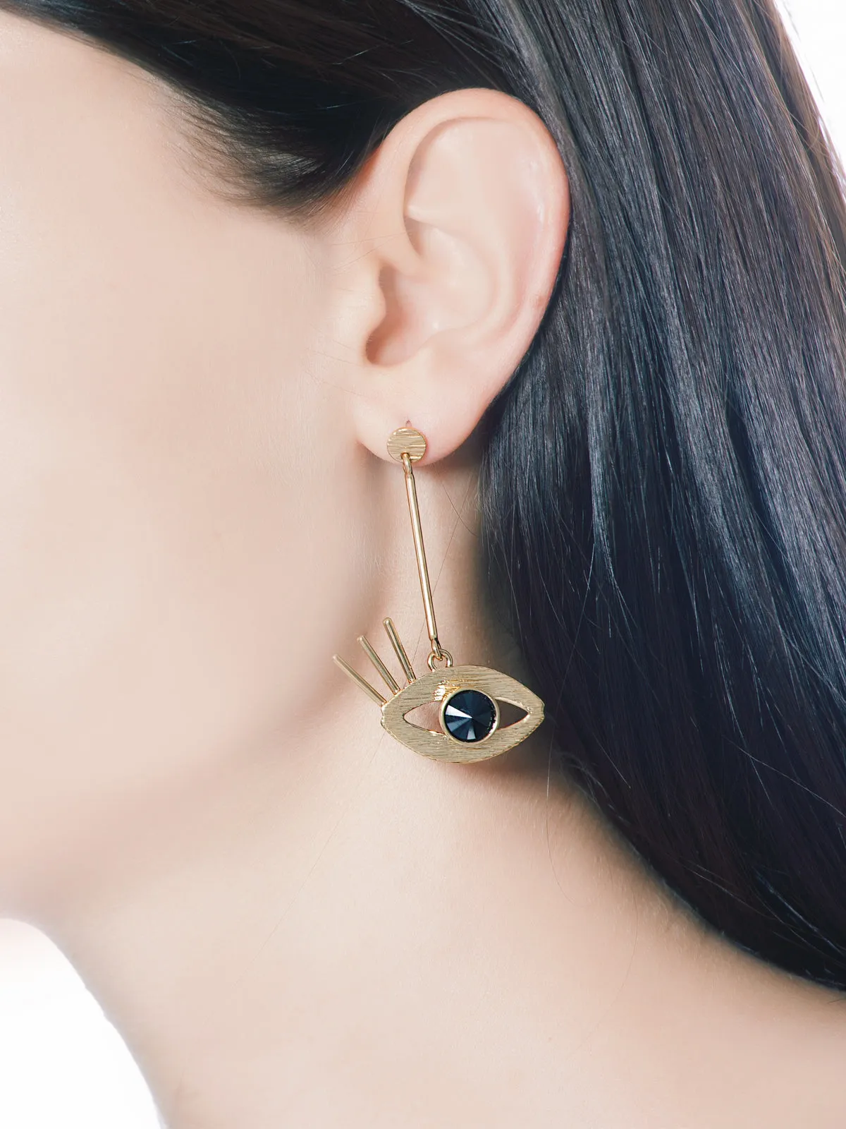 Eye jet Earrings