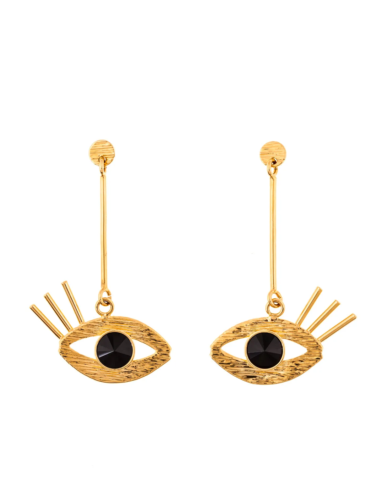Eye jet Earrings